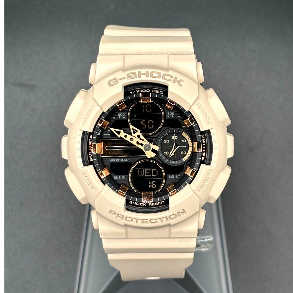 Casio G-Shock GMA-S140M-4A Light Pink Rose Gold Analog Digital Women's Watch